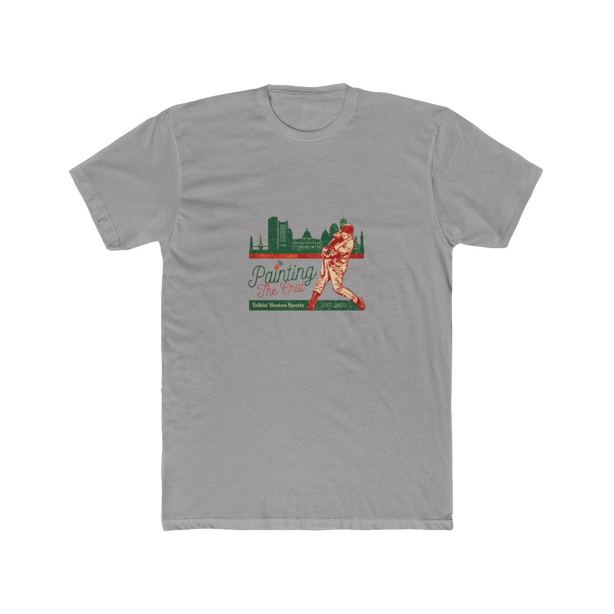 Vintage Boston Baseball Painting The Chat Podcast T-Shirt - Official t-shirts merchandise