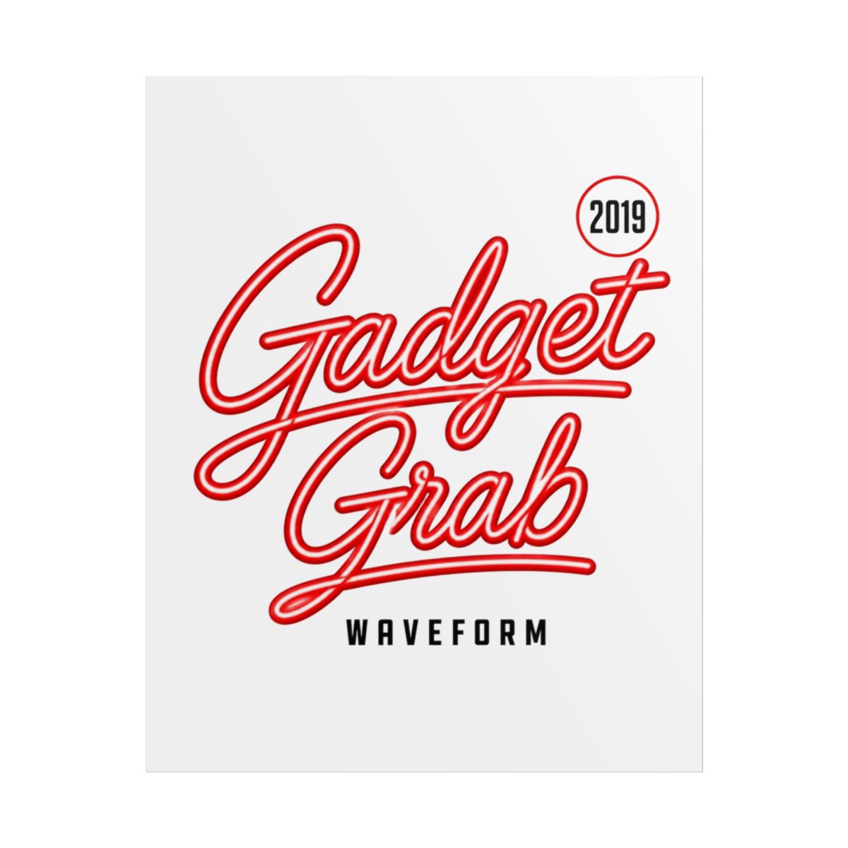 Waveform: The MKBHD Podcast "Gadget Grab" Poster - Waveform: The MKBHD Podcast official Posters & Wall Art merch